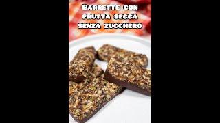 Barrette con frutta secca senza zucchero - Il Girasole Verde