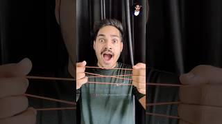 Rubber band MAGIC  | Tutorial  | #shorts Mr dhyan magic