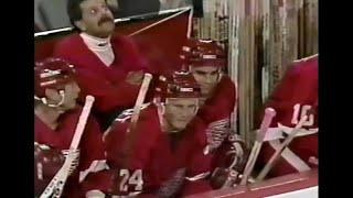 Red Wings - Blackhawks rough stuff 11/29/90