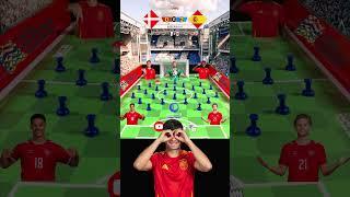 DENMARK vs SPAIN | UEFA NATIONS LEAGUE HIGHLIGHTS | MARBLE FOOTBALL |11/15/24|#espn #asmr