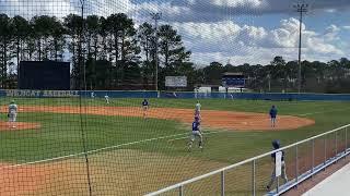 PJ Morlando Catches Ball in Center ⬇️6 - Summerville HS Green Wave vs Lexington HS Wildcats 2/24/24