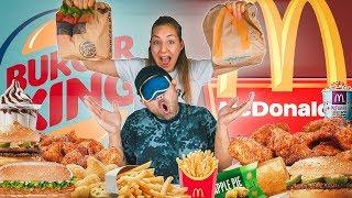 Mcdonalds vs Burger King Blind Test Challenge