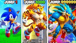 Sonic Upgrades to ANIMALS with Every Jump In GTA 5!