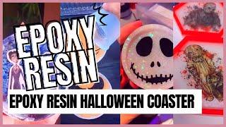 EPOXY RESIN HALLOWEEN COASTER | EPOXY RESIN | AMAZING DIY IDEAS FROM EPOXY RESIN #1844