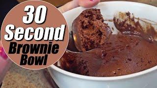 30 Second Protein Brownie Bowl