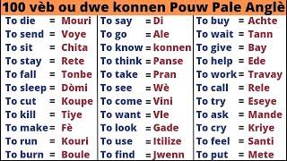 Ann aprann Pale Anglè ak Ann Pale Anglè kou Anglè ak Vokabilè Anglè - kou Anglais - Vokabilè Anglais