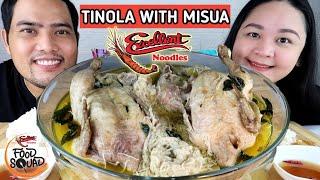 2 WHOLE CHICKEN TINOLA with EXCELLENT MISUA NOODLES | Filipino Food | Mukbang Philippines