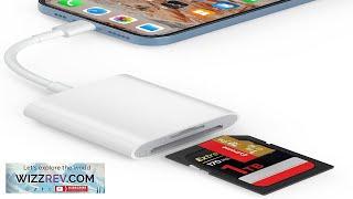 SD Card Reader for iPhone Memory Card Reader with Dual Slot Review