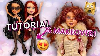 BRATZ Stockings TUTORIAL & Lindsay My Scene Doll MAKEOVER! Mean Girls Bratz Cady