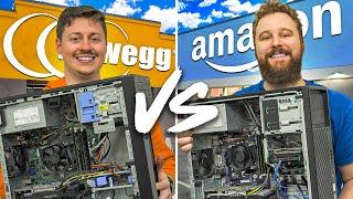 Amazon vs Newegg Prebuilt Gaming PC Challenge!