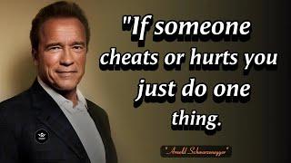 If someone cheats or hurts you, don't worry, just do one thing || Arnold Schwarzenegger Quotes