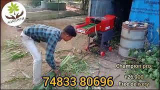 Chaff cutter machine for dairy farm