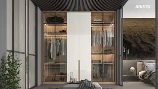 Smart Storage Solutions | Luxury In Every Corner | O-series Openable Wardrobes #Aristo India