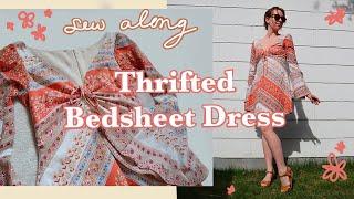 thrifting a bedsheet to make a 70's dress for a concert ~the Sheepdogs~