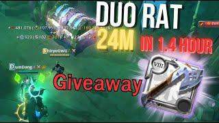 ( Giveaway 8.3 ) Albion Online 2024: Duo Rat in Static 24 million silver Within only 1.4 hours!