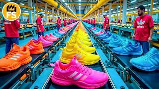 How are Adidas shoes made? 150 million pairs every year! Production secrets!