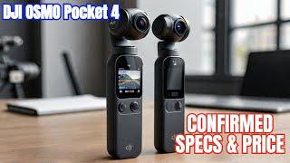 DJI OSMO Pocket 4 - Yes, Confirmed Specs Price & Release Date!