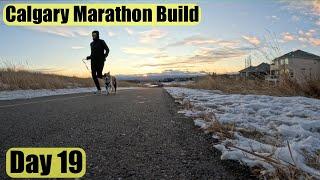 Calgary Marathon Training Vlog || Day 19 Hills, wind and strides