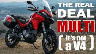 Ducati's Multi V4 may steal all the headlines but the V2 version is very much a complete all-rounder