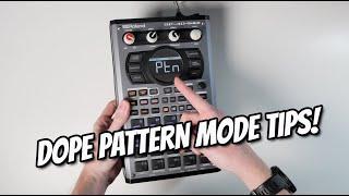 Dope tips for the SP404-MK2 Pattern Mode!