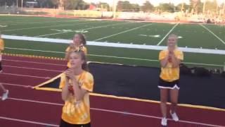 Cheerleaders going gold