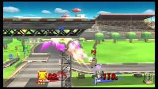 Pikachu Down-B Stage Spike