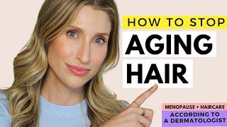 Easy Ways To Help Menopause Hair | Fix Brittle, Dry, Wiry Hair | Dr. Sam Ellis