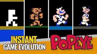 10 Popeye Versions in 3 minutes  INSTANT GAME EVOLUTION
