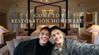 COME TO RESTORATION HARDWARE WITH US! | UK luxury modern homeware shopping & inspiration | TobysHome