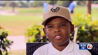 10-year-old South Florida golfer on autism spectrum starts his own golf apparel business