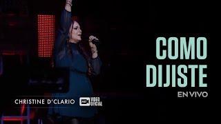 Christine D'Clario | Como Dijiste | En Vivo