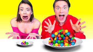 BIG AND SMALL PLATE CHALLENGE | Prank Wars by ideas 4 Fun CHALLENGE
