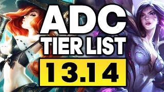 ADC TIER LIST PATCH 13.14 - The Best ADCs, Builds & Runes to Climb With | League of Legends
