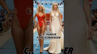 Baywatch Through the Years: From Hasselhoff to Pamela Anderson!  Who’s Your Favorite? #ai #shorts