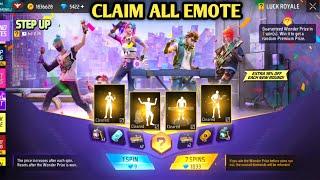 STEP UP NEW EMOTE ROYALE EVENT| FREE FIRE NEW EVENT| FF NEW EVENT | NEW FF EVENT | GARENA FREE FIRE