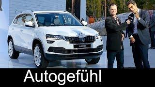 Skoda Karoq World Premiere REVIEW Exterior/Interior all-new SUV neu Yeti successor