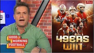 Kyle Brandt GOES CRAZY Jordan Mason, Deebo Samuel help San Francisco 49ers ground N.Y. Jets