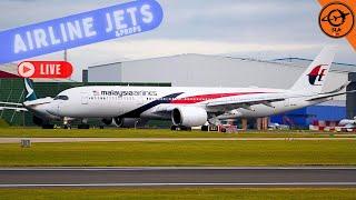 Malaysia airlines A350  Arrival & Departure   |  Sat 31st May 2025  |  Manchester Airport