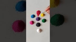 Simple Rangoli| Satisfying Rangoli|Easy Rangoli Tips and Tricks| ASMR #rangoli#satisfying#asmr#viral