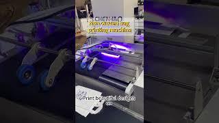Nonwoven bag printing machineNon-woven bag printing color#machine #onepass #printing #onepass#shorts