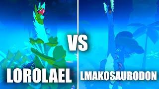 LOROLAEL vs LMAKOSAURODON in Creatures of SONARIA