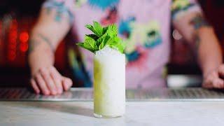 Piña Verde - Tropical Coconut Cocktail by Bartender At Large's Erick Castro | Delightful Drinks