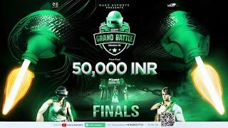 GRAND BATTLE S38 || PRIZE POOL 50,000 INR ||FINALS LIVE || ORGANIZED BY RAKA ESPORTS