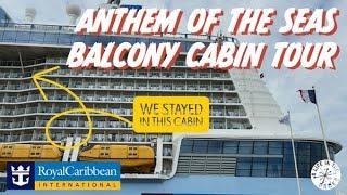 Royal Caribbean Anthem of the Seas Full Balcony Cabin Tour & Review / With Extended Balcony