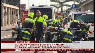 Cologne hostage taker charged (Germany) - BBC News - 17th October 2018