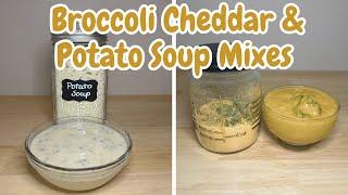 Homemade Broccoli Cheddar & Potato Soup Mixes