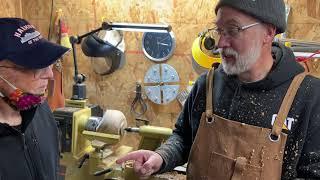 LEARN ABOUT LATHES AND WOODWORKING WITH FRED AND MIKE, EPISODE 1, MIKE'S NEW LATHE