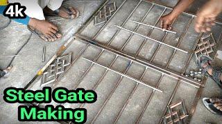 Stainless Steel Grill Gate Making Argon Welding!