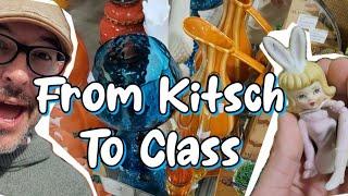 From Kitsch To Class Vintage Shopping | Antique Mall Shop With Me | Second Hand Reseller