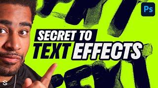 Secret Method to Creating Photoshop Text Effects!